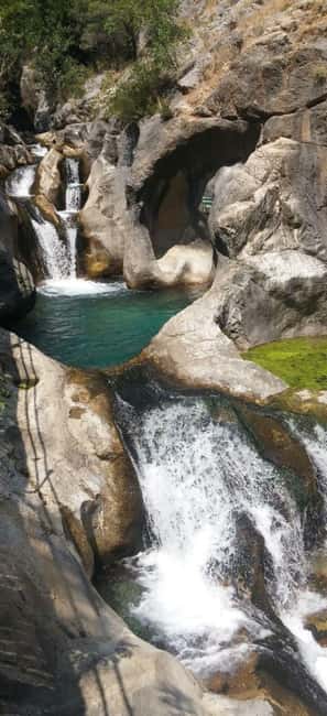 Alanya: 3 in 1 Tour Sapadere Waterfalls, Dim Stream,Dim Cave - Banana Gardens by Jeep and the Scenic Build-Up to Dim River
