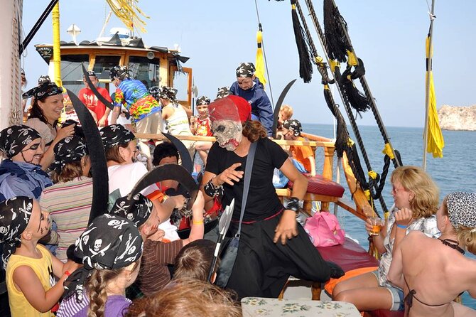 Alanya All Inclusive Pirate Boat Trip With Hotel Transfer - Onboard entertainment: foam party, pirate characters, and the microphone factor