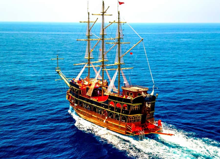 Alanya: Biggest Pirate Boat Tour with Soft Drinks and Lunch - Ulaş Bay and Emirgan Ulas Mesire Yeri: lunch, scenic time, and why it works
