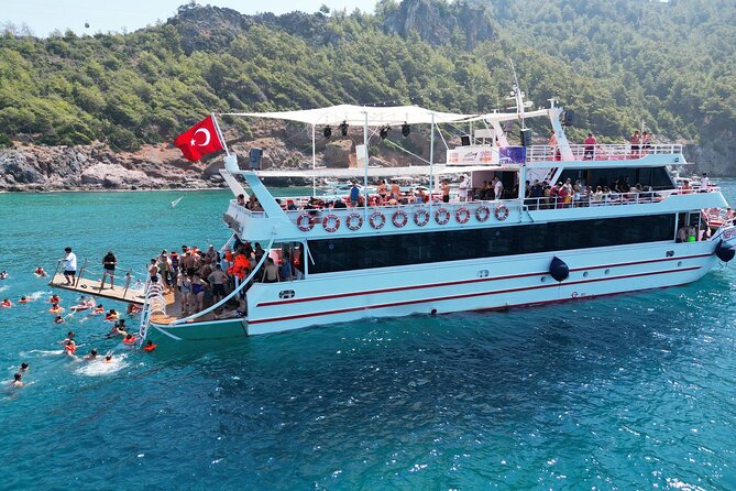 Alanya Boat Trip w/Unlimited Drinks & Lunch (Free Hotel Transfer) - Cleopatra Beach Swim Stop: When the Water Gets the Attention