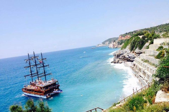 Alanya Catamaran Boat Tour with Sunbathing Swimming & Snorkelling - Pirates, Lover’s, and Phosphorus Caves: Sea-Route Sightseeing With Real Stops