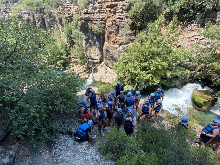 Alanya/City of Side: Canyoning, Rafting and Ziplining Tour - From Hotel Pickup to Rafting Base, Then Straight to Action