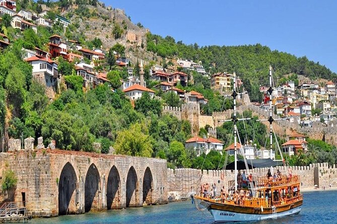 Alanya City Tour From Side With Boat Trip And Lunch - From Side to Alanya by air-conditioned bus, with smooth timing