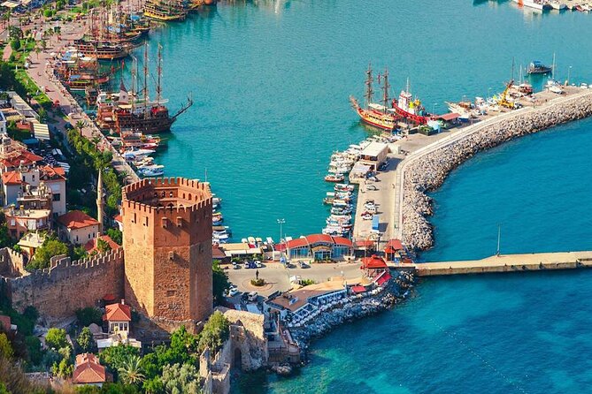 Alanya City Tour From Side With Boat Trip And Lunch - The 1-hour boat trip: views of Alanya Castle, Red Tower, and shipyards