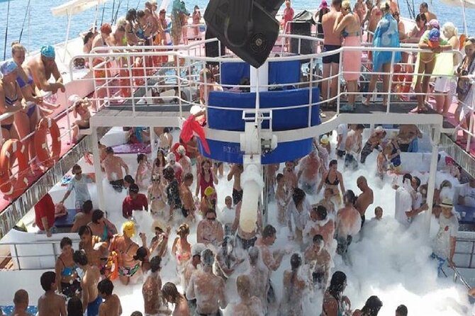 Alanya: Luxury Pirate Boat Tour with Foam Party - The Foam Party on Board: The Moment Most People Come For