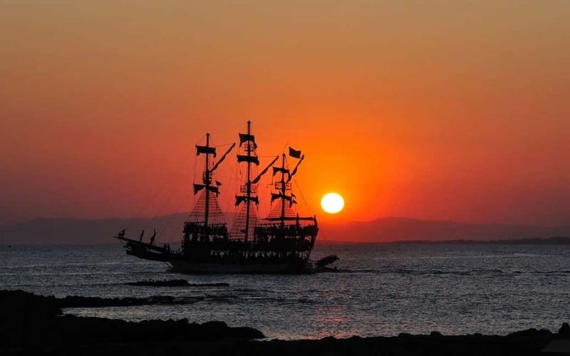 Alanya Optional Alcoholic Sunset Boat Cruise and Foam Party - From Harbor to Red Tower: The First Swim Break and Sunset Setup
