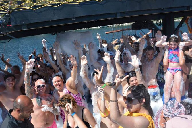 Alanya Pirate Boat Trip All-Inclusive with Lunch & Transfers - Onboard fun: DJ music and the foam party vibe