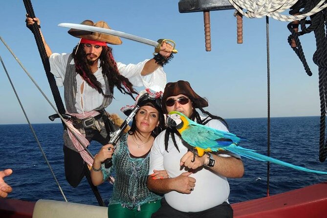 Alanya Pirate Boat Trip With Unlimited Drinks & Lunch - A 7-hour Alanya pirate sea day, built for fun and swims