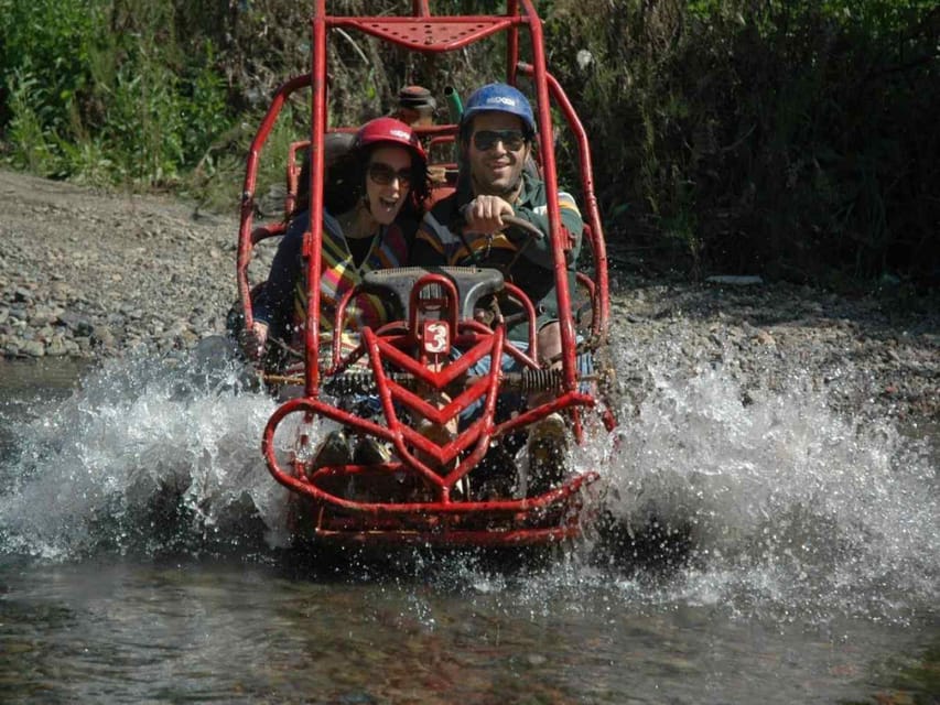 Alanya: River Rafting, Buggy Safari, and Ziplining Adventure - Automatic buggy safari through the canyon: fun, but the mixed bag