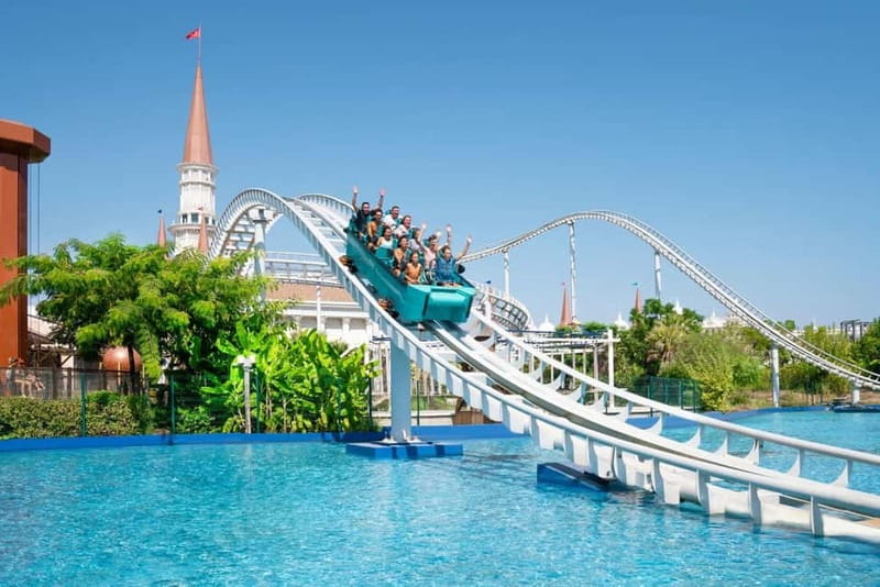 Alanya, Side To Land of Legends Theme Park Ticket & Transfer - Extreme slides, Typhoon Coaster, and the wave pool rush