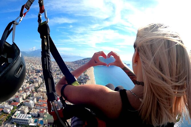 Alanya Tandem Paragliding Everyday w/ Free Hotel Transfer - Time on the day: 1 hour 30 minutes that includes more than flying