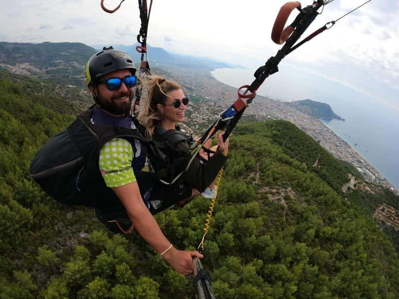 Alanya: Tandem Paragliding Experience with Video Option - The 585-Meter Launch and the 15 to 20 Minute Flight
