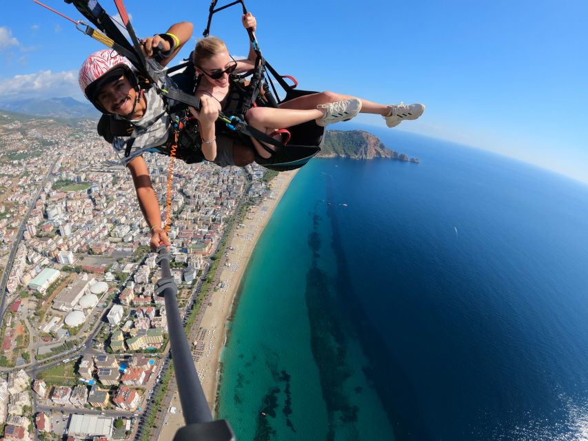 Alanya: Tandem Paragliding Over a Castle and the Sea - The flight itself: 700m launch, up to 1,000m views, and optional thrills