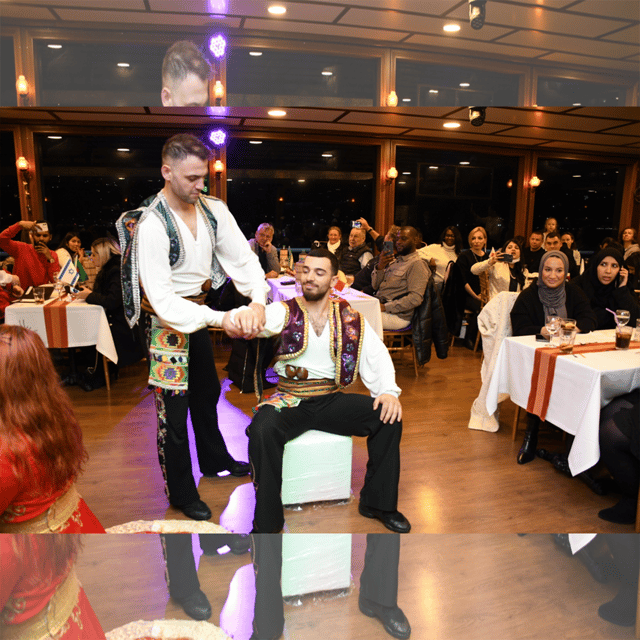 All Inclusive; Istanbul Bosphorus Dinner Cruise w/live shows - Turkish Night Show on Board: Belly Dance, Henna, Folk, and Dervishes