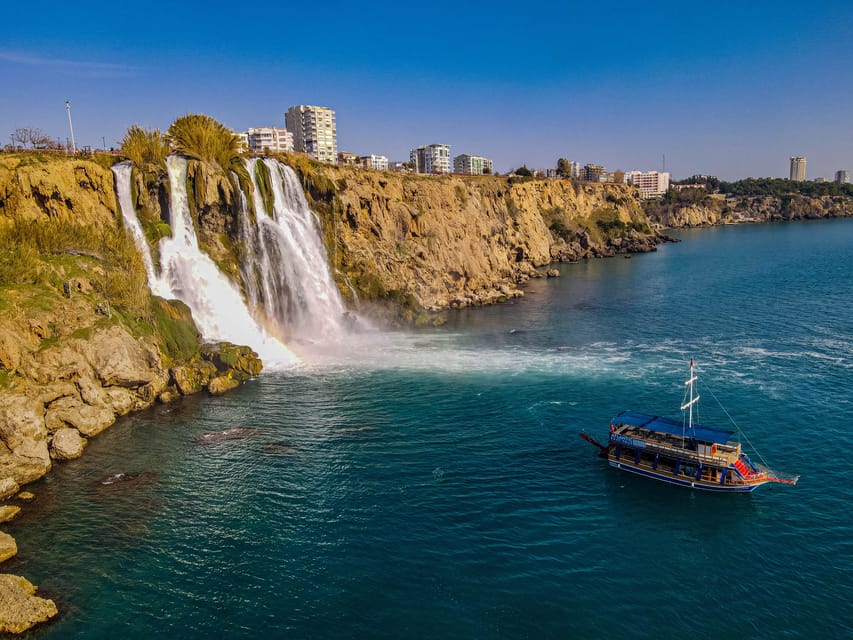 Antalya: Beach & Waterfalls Boat Trip w/ Lunch & Soft Drinks - Karpuzkaldiran and secret coastline stops: caves, viewpoints, and that spray feeling