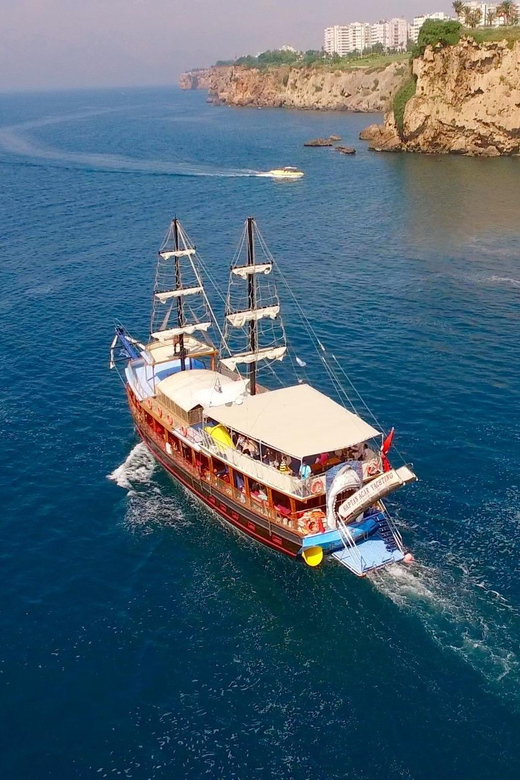 Antalya: Beach & Waterfalls Boat Trip w/ Lunch & Soft Drinks - Lunch onboard: what you eat, how it works on a boat day