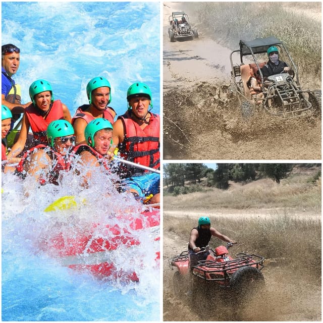 Antalya: Buggy or Quad and Rafting Tour with Lunch - Key highlights worth your attention