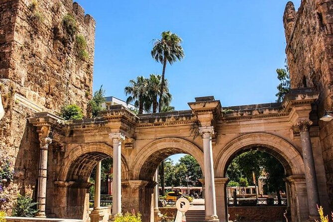 Antalya Full-Day Old City Tour From Kemer With Boat Trip - Hadrian’s Gate and the Clock Tower Square: Roman Looks, Ottoman Details