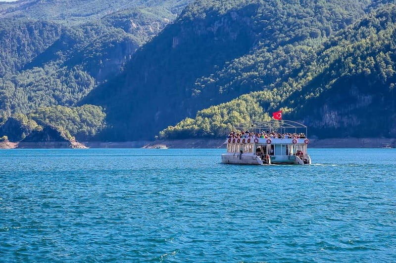 Antalya: Green Canyon Boat Trip w/Lunch near Green Lake - The Taurus Mountains, and why the view changes as you move
