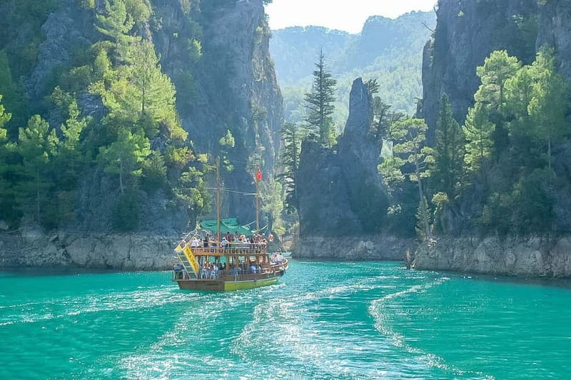 Antalya: Green Canyon Boat Trip w/Lunch near Green Lake - Getting picked up in Antalya and reaching the canyon