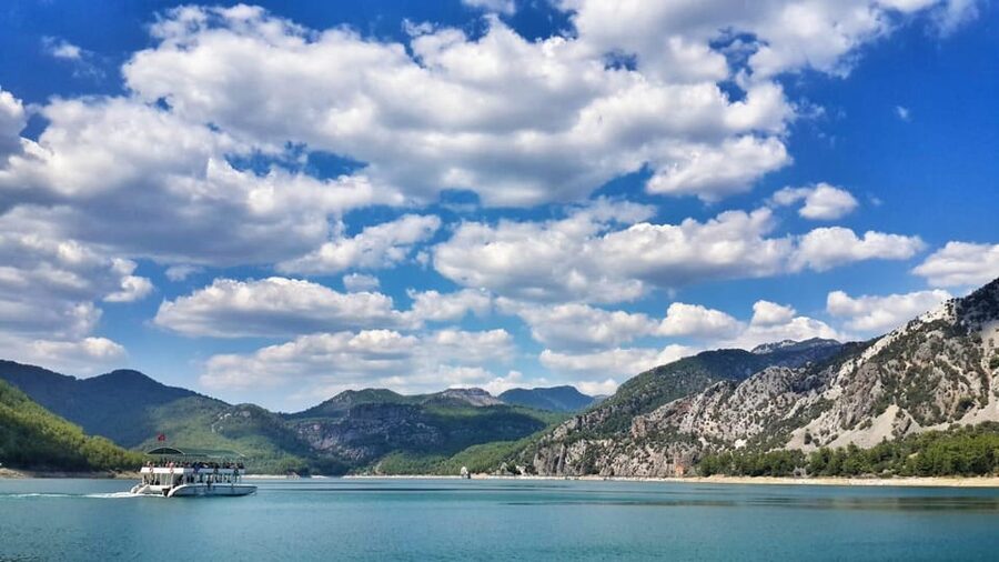 Antalya: Green Canyon Boat Trip with Lunch & Soft Drinks - Swim stops in crystal-clear water: when to go in