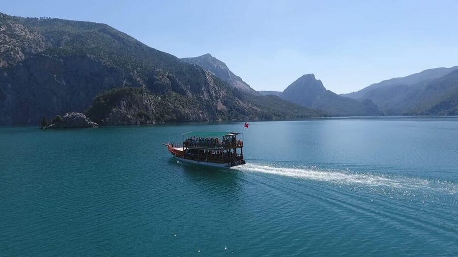 Antalya: Green Canyon Boat Trip with Lunch & Soft Drinks - The return, plus the Manavgat textile outlet stop