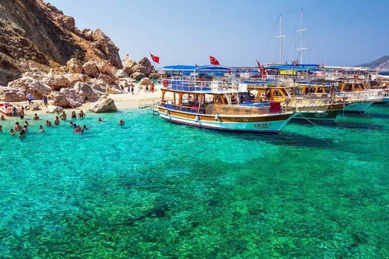 Antalya/Kemer: Adrasan Suluada Island Boat Tours with Lunch - Suluada Island: where you’ll spend the most time in the water