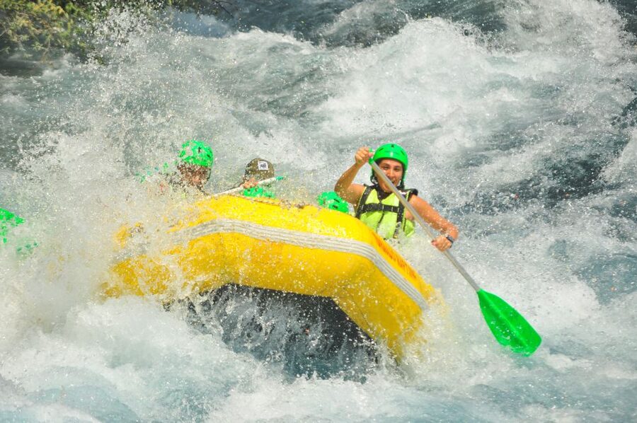Antalya/Kemer: Koprulu Canyon Whitewater Rafting with Lunch - Swim stops in spring water: refreshing, but cold reality hits