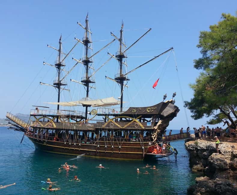 Antalya & Kemer: Pirate Boat Tour With Foam Party & Swimming - Getting To Kemer Marina: Hotel Pickup That Actually Helps