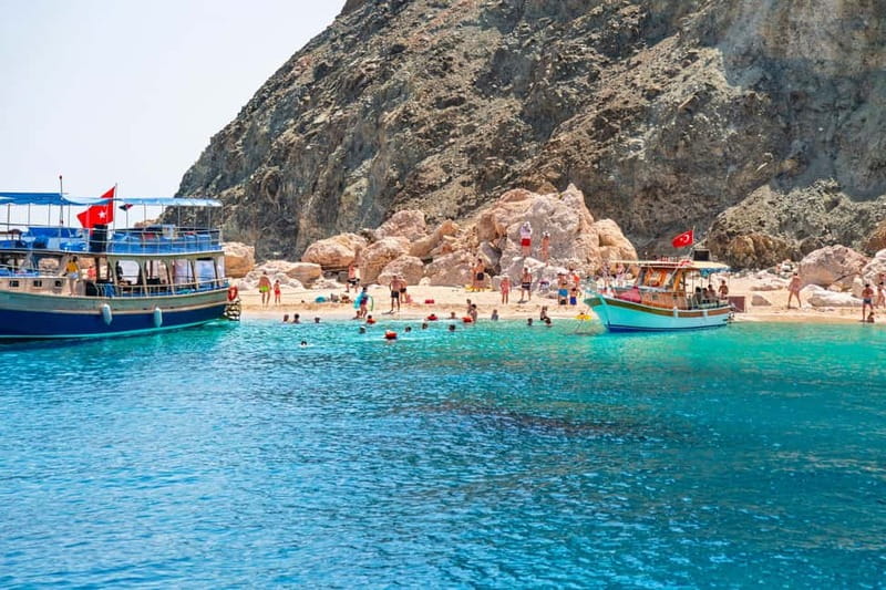 Antalya/Kemer: Suluada & Adrasan Boat Trip with Lunch - Lunch on the Water: Included, Simple, and Timed Well