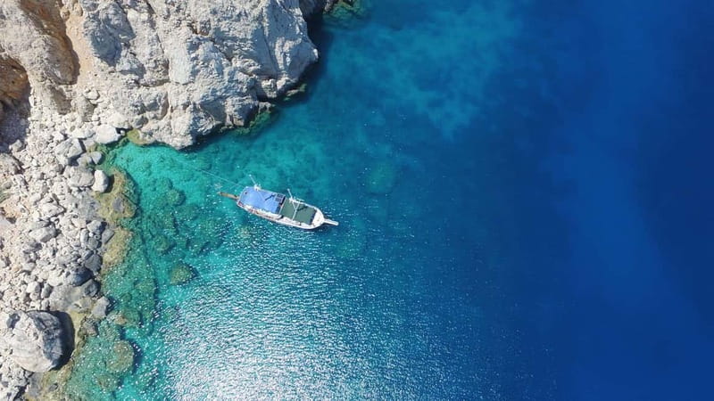 Antalya/Kemer: Suluada Boat Tour with Bays & Maldives Beach - The Maldiv Adrasan section: sand, swimming time, and guided island sights