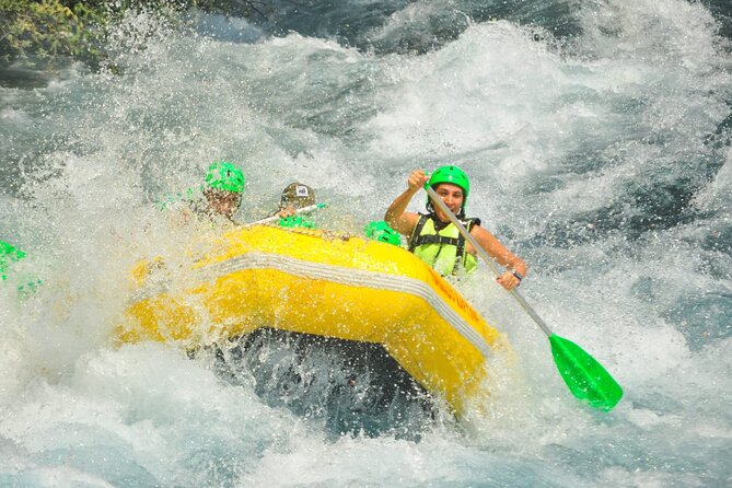 Antalya : Koprulu Canyon Rafting with Lunch and Pick up - The 14 km rafting run with 10 rapids: cold water, safety, and real photo chances