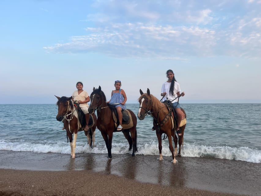 Antalya: Lara Beach & Forrest Horse Riding Safari - Lara beach segment: 20 to 25 minutes of sea air