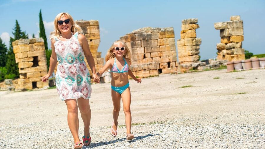 Antalya: Pamukkale Hot Springs & Hierapolis Small Group Tour - Hierapolis in one walk: Apollo, Domitian Gate, and the Roman-Greek mix