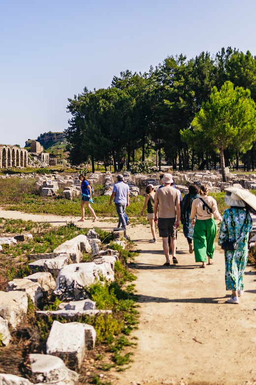 Antalya: Perge, Aspendos, City of Side, and Waterfalls Tour - Visitor Center Stop: A Quick Refill and Shopping Chance