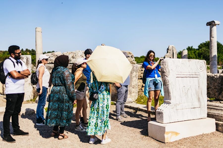 Antalya: Perge, Aspendos, City of Side, and Waterfalls Tour - Side: Ancient City Blocks, Agora Energy, and Apollo Views