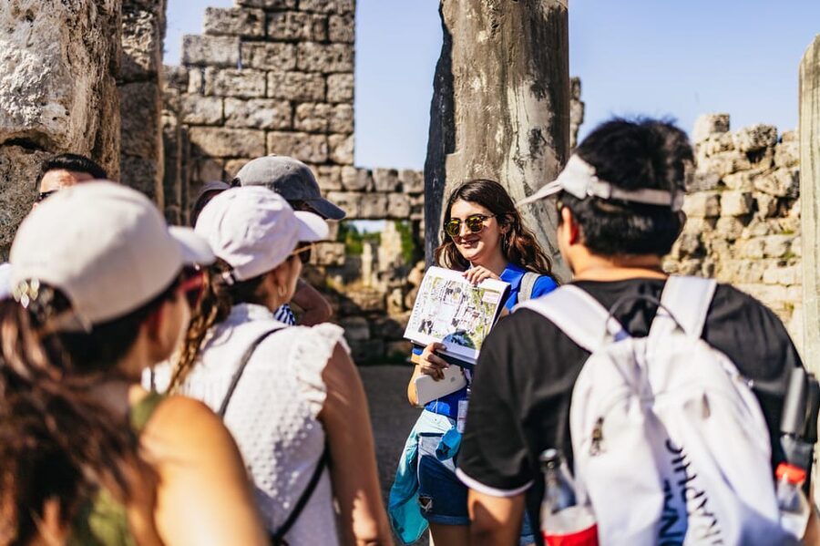 Antalya: Perge, Aspendos, City of Side, and Waterfalls Tour - Manavgat Waterfalls: Pine Scent, Cooler Air, and a Reality Check