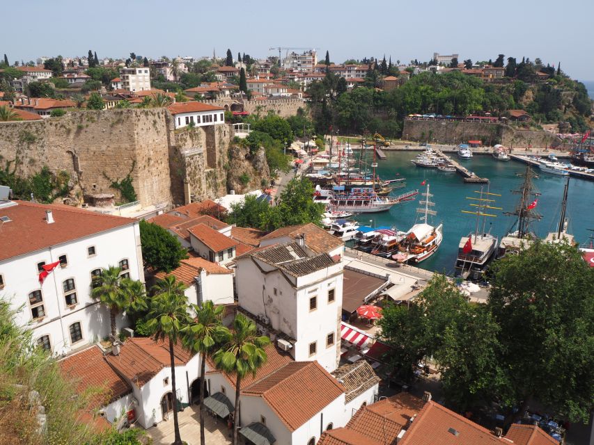 Antalya Private City Tour Waterfalls and Old Town Boat Tour - Kaleiçi Old Town: Roman walls and Hadrian’s Gate