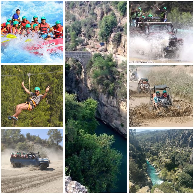 Antalya: Rafting Jeep Buggy&Quad Safari zipline canyon visit - Jeep safari through canyons and valleys: the scenic pace break