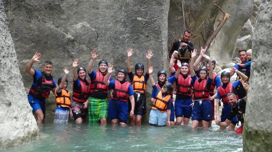 Antalya Tazı Canyon 5-in-1 Rafting & Adventure Super Combo - The water part in Tazı Canyon: canoeing, climbing, swimming, and rafting