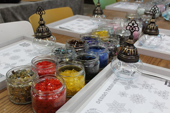 Antalya: Turkish Mosaic Lamp Workshop in Old Town – All Included - Turkish hospitality during the workshop: tea, coffee, and delights