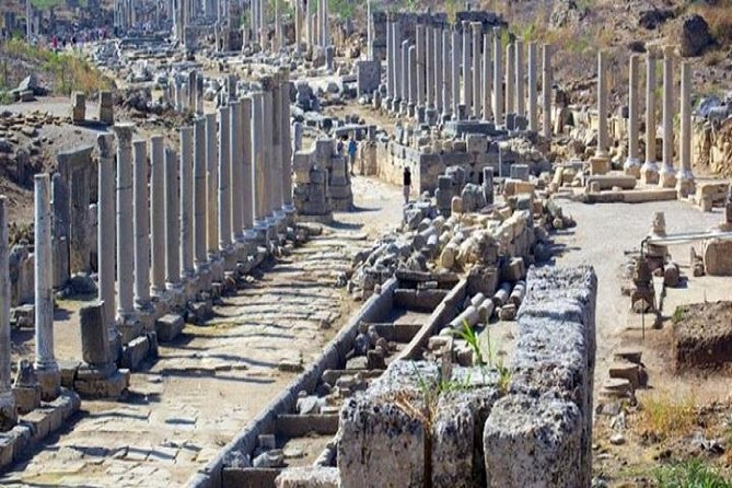 Aspendos Theatre, Perge & Side Antique City - Side Antique City: quick highlights, plus a note on extra tickets