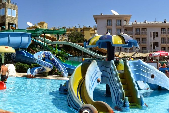 Atlantis Waterpark in Marmaris Tickets and Transfers - Entering the Park: Lockers, Rides, and the Private Beach Plan