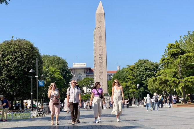 Best of Istanbul: Basilica Cistern - Blue Mosque - Grand Bazaar - Hippodrome of Constantinople: obelisks in a modern square