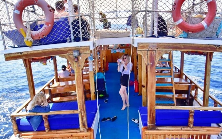 Bodrum Boat Tour with Lunch: Beaches and Islands - Lunch on board: chicken pasta and salad that keeps the day on track