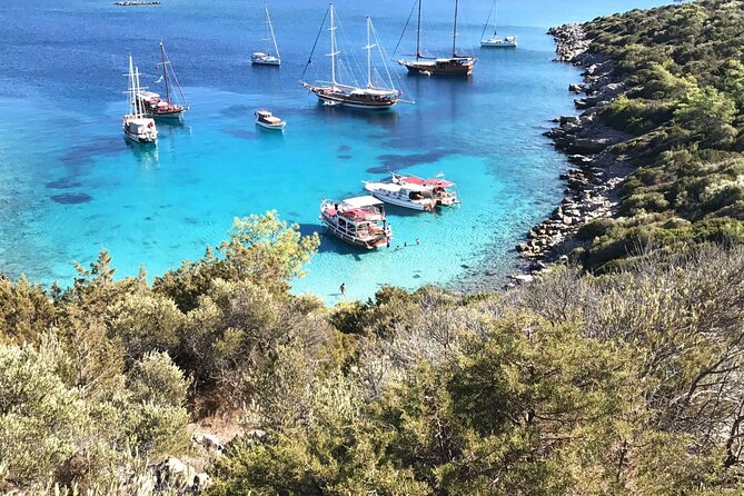 Bodrum Orak Island (Turkish Maldives) Boat Trip - The Route in Plain English, From Halikarnas Port to Orak Island