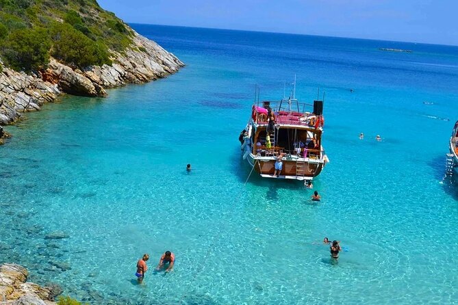 Bodrum Orak Island (Turkish Maldives) Boat Trip - Stop 4: Rabbit Bay (Tavşan Burnu) for Warmer Water and Sandy-Foot Relaxing