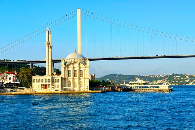 Bosphorus & Golden Horn: Sunset Yacht Cruise with Expert Guide - Dolmabahçe Palace from the water: the Ottoman 19th-century wow factor