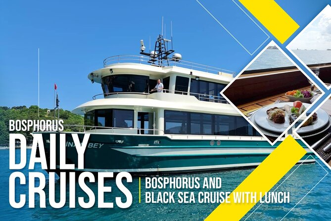 Bosphorus Luxury Lunch Cruise & Black Sea Swimming Experience - Route map in plain English: from Dolmabahçe area to the third bridge zone