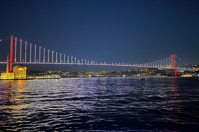 Bosphorus Night Cruise on the Luxury Yacht - Ortaköy at night: bazaar energy meets Bosphorus romance